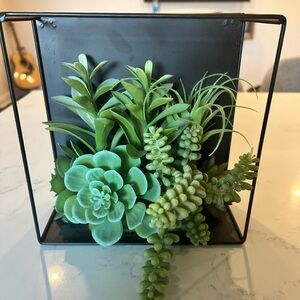 Faux plant decor